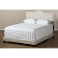 thumbnail image 7 of Baxton Studio Emerson Modern and Contemporary Light Beige Fabric Upholstered King Size Bed, 7 of 7