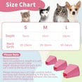 thumbnail image 7 of IDOMIK Soft Cat Cone Adjustable Dog Cone Recovery Collar Waterproof E Collar after Surgery, Pink, M, 7 of 7