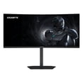 thumbnail image 2 of Monitor 34 gigabyte gs34wqca 1 ms 120hz qhd gamer va curvo anti-glare dp hdmi, 2 of 5