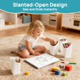 thumbnail image 4 of Vtopmart 24 QT Clear Plastic Craft Organizer with, 4 of 7