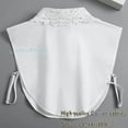 thumbnail image 5 of LoudSung Fake Collar Detachable Half Shirt Blouse False Collar Lace Hollow Out Elegant for Women Girls, 5 of 7