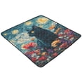 thumbnail image 2 of Wobogo Impressionist Black Cat Baby Playmats Extra Large Waterproof Rollable Activity Non Slip Pads for Toddlers 50×50in, 2 of 7