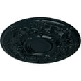 thumbnail image 3 of 28 1/8"OD x 1 3/4"P Oslo Ceiling Medallion (Fits Canopies up to 10 1/2"), Hand-Painted Night Shade, 3 of 6