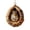 A03 | Squirrel in Walnut Shell, variant on romoty 3D Woodland Animal Squirrel Christmas Ornament Resin Hollow Walnut Tree Trunk Hanging Pendant Decorative Forest Figurine Holiday Tree Decoration