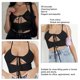 thumbnail image 5 of Chaleco Halter Ajustado Ticfox Negro M, 5 of 6