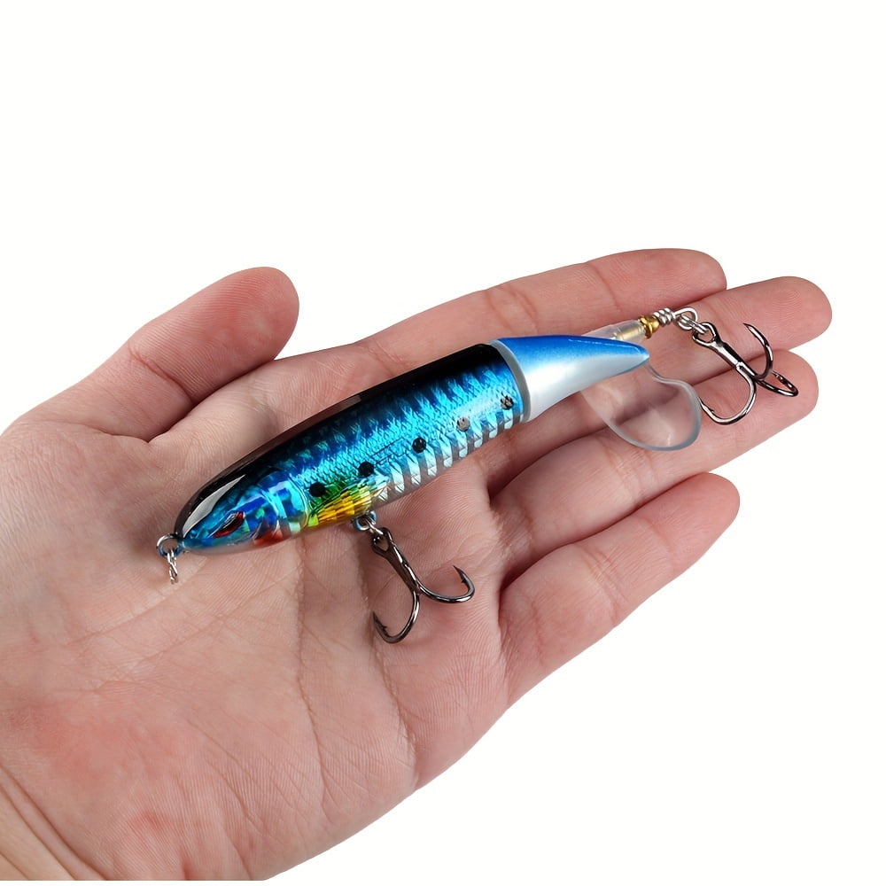 10pcs Hard Fishing Lures Minnow Swimbait Crankbait Jerkbait Popper Topwater Lures With Treble Hooks 3D Eyes Freshwater Saltwater Lures For Bass Trout Walleye Pike Catfish