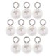 thumbnail image 2 of Colgantes de los encantos de la perla perfecl 10pcs de plástico para joyas 8-14mm plata, 2 of 8