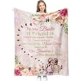 thumbnail image 1 of LHSHID Bestie Gifts to My Bestie Blanket Birthday Gifts for Women Bestie Sister Teen Girls Long Distance Friendship Gift Christmas or Valentines Gift for Her Throw Blankets 40x50in, 1 of 5
