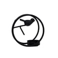 thumbnail image 1 of Toystoory Bird Candle Holder Metal geométrico Hierro Titular de la luz Simple Forjado Romántico Innovador Candelabro para la boda Restaurante en el hogar Decoración del hogar Negro Toystoory HA025341-01, 1 of 1