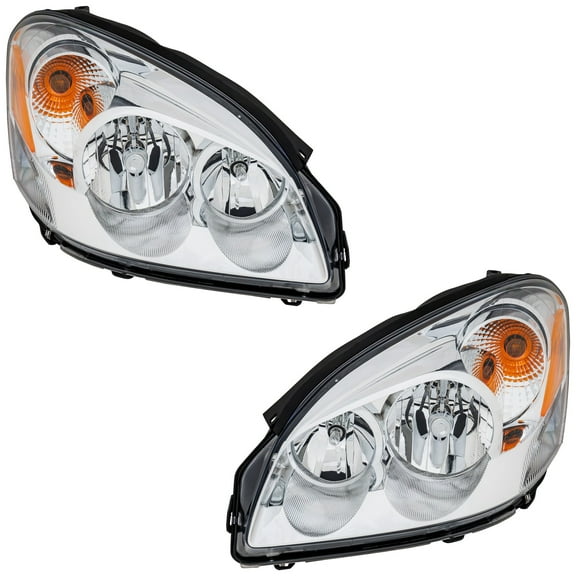 Garage-Pro Driver and Passenger Side Headlight for Buick Lucerne 2006-2011 Halogen With bulb(s) CAPA Replaces# 25974774 25974773