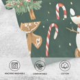 thumbnail image 5 of Yayeee 100% Cotton Hand Towels for Bathroom 16" x 28" Soft Absorbent Kitchen Towel, Green Christmas Trees, 5 of 7