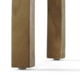 thumbnail image 4 of Christopher Knight Home Outdoor Accent Side Table, Acacia Wood End Table with Curved Legs, Natural, 4 of 8