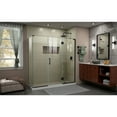 thumbnail image 5 of DreamLine Unidoor-X 70 1/2 in. W x 34 3/8 in. D x 72 in. H Frameless Hinged Shower Enclosure in Satin Black, 5 of 12