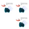 thumbnail image 2 of Qarigey Caja de baño para dentadura postiza con contenedor de red colgante, caja de almacenamiento para postizos, taza para dentadura postiza Type1 Qarigey CBP141315, 2 of 5