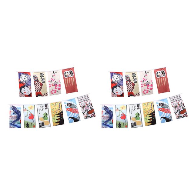 Sonducket Banderines de estilo japonés auténtico, banderines para tienda, restaurante, puerta, decoración, 2m, tipo B 2m Tipo B 2Conjunto