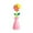 Pink, variant on MERILER Sunflower Universal Brush Set - Kitchen Cleaning Brush with Long Handle and Base for Pots, Pans, Non-Stick Oil Dishwashing
