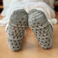 thumbnail image 3 of AMITOFO Women Slipper Fuzzy Socks Fluffy Sherpa Lined Soft Thick Knit Fleece Non Slip Warm Socks with Grippers, 3 of 7