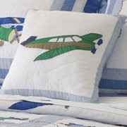 Angle View: My World Fly Away Cotton Throw Pillow