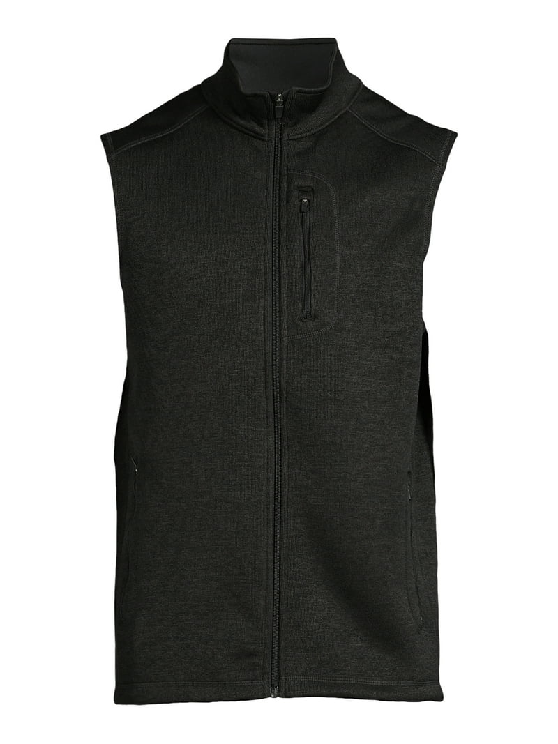 George Men's and Big Men's Fleece Sweater Vest, up to Size