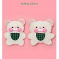 thumbnail image 5 of Furry Case for AirPods 3,Funny Cute 3D Cartoon Plush Kawaii Apron Bear Design Fluffy Soft Warm Cover Case Carrying Charging Box with Keychain Anti-Fall Protective Case (AirPods 3, Apron Bear), 5 of 12