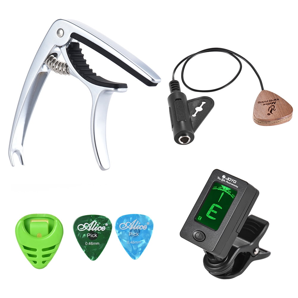 Guitare Accessoires Kit pour guitare acoustique avec Capo Clipon Tuner