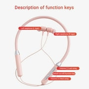 Lzobxe Bluetooth Headphones Neckband Bluetooth Headphones,HD Stereo Wireless Sports Earphones,Around Neck Bluetooth Headphones Noise Cancelling Mic,Magnetic Attraction on Clearance