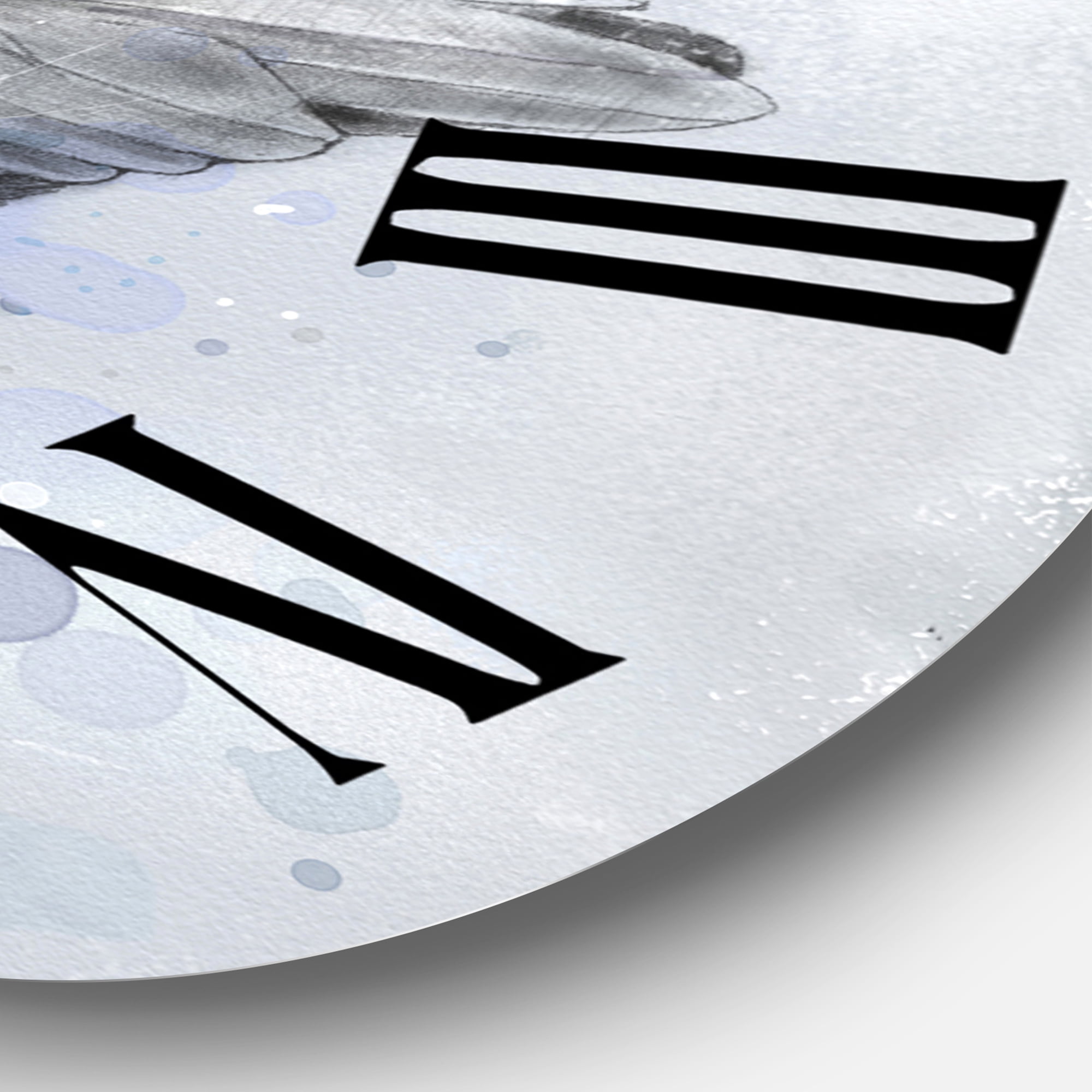 Designart 1 in Farmhouse Wall Clock