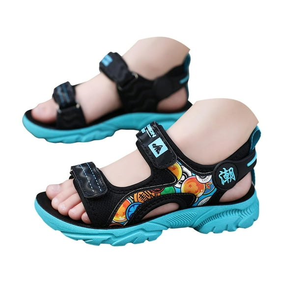 Mepaouo Boys Girls Summer Sports Sandals Double Adjustable Strap Fashion Athletic Water Shoes for Toddler