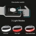 thumbnail image 3 of Armband Running Light with Reflective Arm Bands COB Bracelet 3 Light Modes Rechargeable Outdoor Glow Flashing Safety for Night Runners Jogging Walking, 3 of 5
