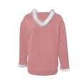 thumbnail image 5 of Women's Christmas Knit Sweater with Faux Trim, 5 of 8