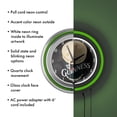 thumbnail image 3 of Guinness Smiling Pint Retro Neon Analog Wall Clock with Pull Chain, 3 of 4