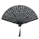 thumbnail image 3 of Abanico de mano Jadeshay plegable japonés negro, 3 of 11