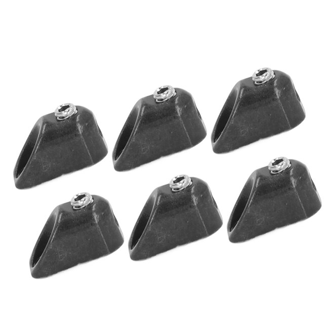 Electric Headless Guitar Locking Nut Zinc Alloy Accurate Locking 6 String Split Type For Headless Electric Guitars