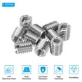 thumbnail image 3 of Uxcell 316 Stainless Steel Thread Adapters Sleeve Reducing Nut, 10 Pcs M8 x 1.25 Male to M5 x 0.8 Female Repairing Insert Nut Screw Reducer Conversion Fastener 12mm, 3 of 7