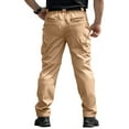 thumbnail image 4 of Cargo Pants For Men Resistant Work Pants Big And Tall Athletic Hiking Fishing Pants With Pockets, 4 of 4