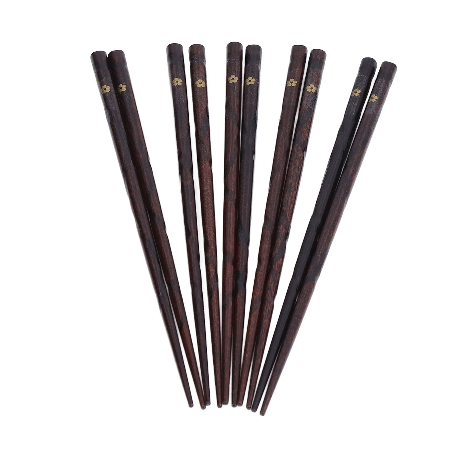 Chopsticks 5 pairs Japanese lady traditional flower wood bamboo pack gift NEW 