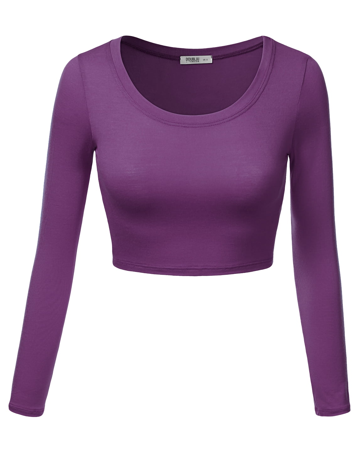 womens purple long sleeve shirt