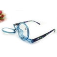 thumbnail image 2 of Gafas de presbicia transparentes con doble lente abatible hacia arriba y hacia abajo, estilo japonés, europeo y americano, con espejo para maquillaje, 2 of 5