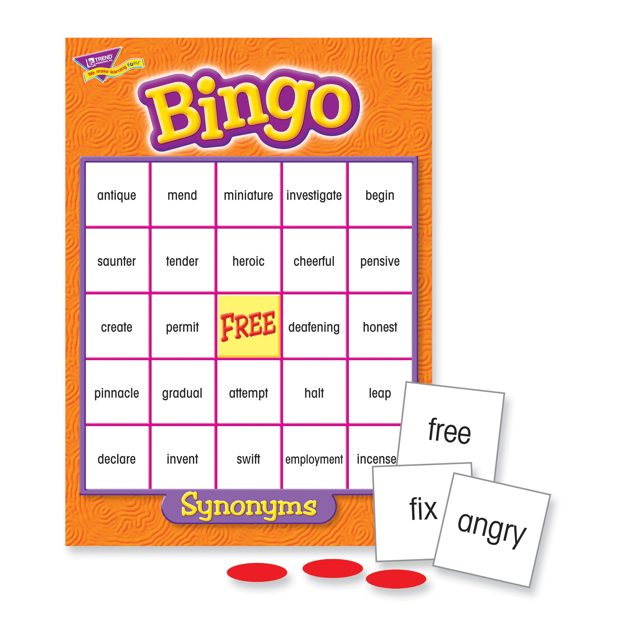 Trend Enterprises: Synonyms Bingo Game, Exciting Way