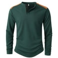 thumbnail image 6 of Maean Mens Long Sleeve Tops Textured V Neck Pullover Sweatshirt Solid Color Casual Shirts S-XXXL, 6 of 7