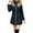 Black, variant on Breezora Women's Long Insulated Quilted Puffer Coat With Hood Thermal Warm Parka Style Winter Jacket L Size Black