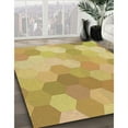 thumbnail image 3 of Ahgly Company Machine Washable Indoor Rectangle Transitional Bold Yellow Area Rugs, 8' x 12', 3 of 7