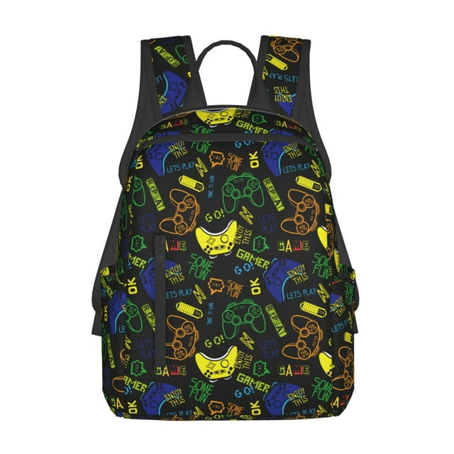 Fotbe Game Play Mochila Ligera para Hombres y Mujeres - Duradera y Resistente al Agua, Ideal para Escuela, Trabajo, Viajes y Uso Diario