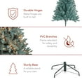 thumbnail image 6 of Best Choice Products 6ft Pre-Lit Blue Spruce Christmas Tree w/ Foldable Base, 250 Lights, 900 Tips, 6 of 7