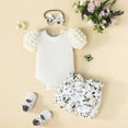 thumbnail image 2 of Jkety Baby Girl Clothes Baby Unisex Organic Cotton Short and Long Sleeve Bodysuits,(Beige,9-12 Months), 2 of 5