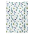 thumbnail image 3 of Ambesonne Mexican Tablecloth Rectangular Table Cover, Botanic Desert Flowers, 52"x70", Blue, 3 of 4