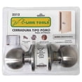 thumbnail image 3 of Cerradura Tipo Pomo Para Entrada Acabado Acero Inoxidable Lion Tools 2512, 3 of 3