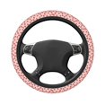thumbnail image 3 of Fotbe Strawberry Flower for Steering Wheel Cover Universal 15 in Car Accessories for Men Women,Steering Wheel Protector Comfortable Protective Case for SUV Sedan Decor, 3 of 8
