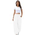 thumbnail image 1 of Mujer Pantalones holgados Joggers Pantalones deportivos Pantalones M blanco grueso Zulema Pantalones holgados de mujer, 1 of 8