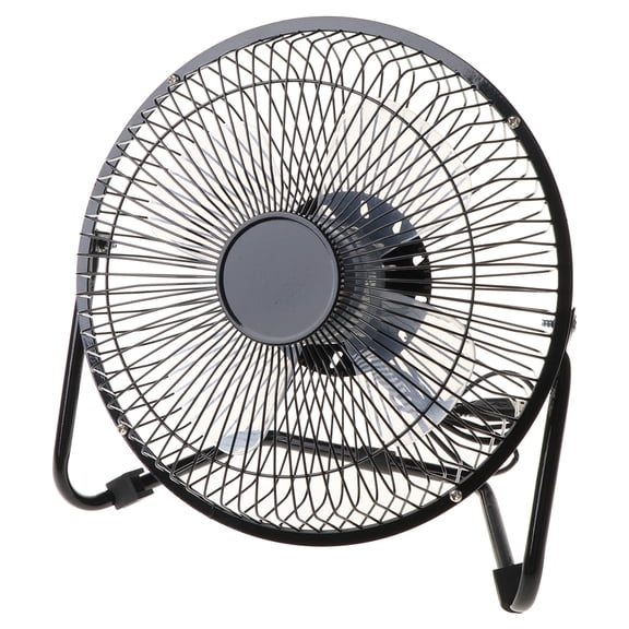Lerpwige Metal 8 Inch Portable USB Fan with 2 Speeds Personal Cooling Fan for Home Office